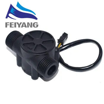 

1PCS Water flow sensor flowmeter Hall flow sensor Water control 1-30L/min 2.0MPa YF-S201