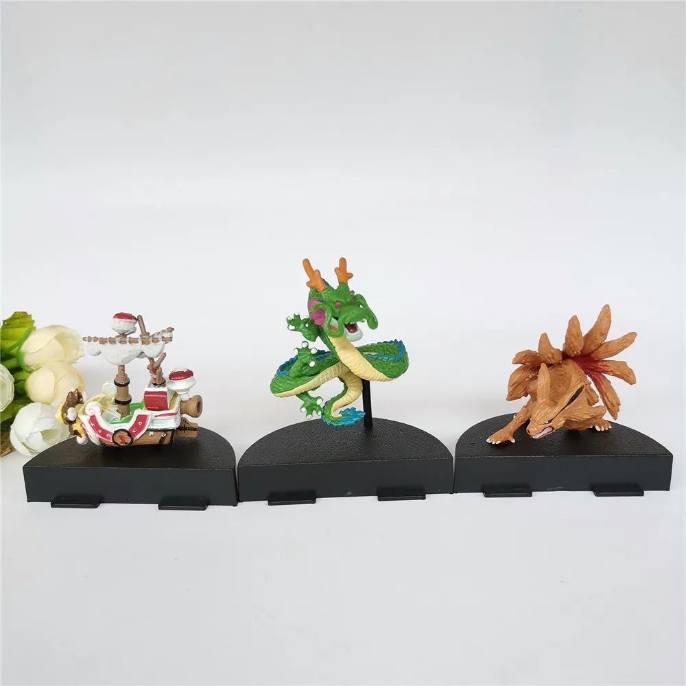 12 шт./компл. Dragon Ball Z одна деталь Наруто мультфильм аниме фигурка Модель Коллекция игрушек Гоку Супер Саске детский подарок