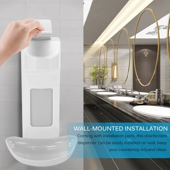 

500ML Hand Liquid Soap Dispenser pump Wall Mount Plastic Bottle Shower Detergent Dispensers For Kitchen Bathroom Accessories