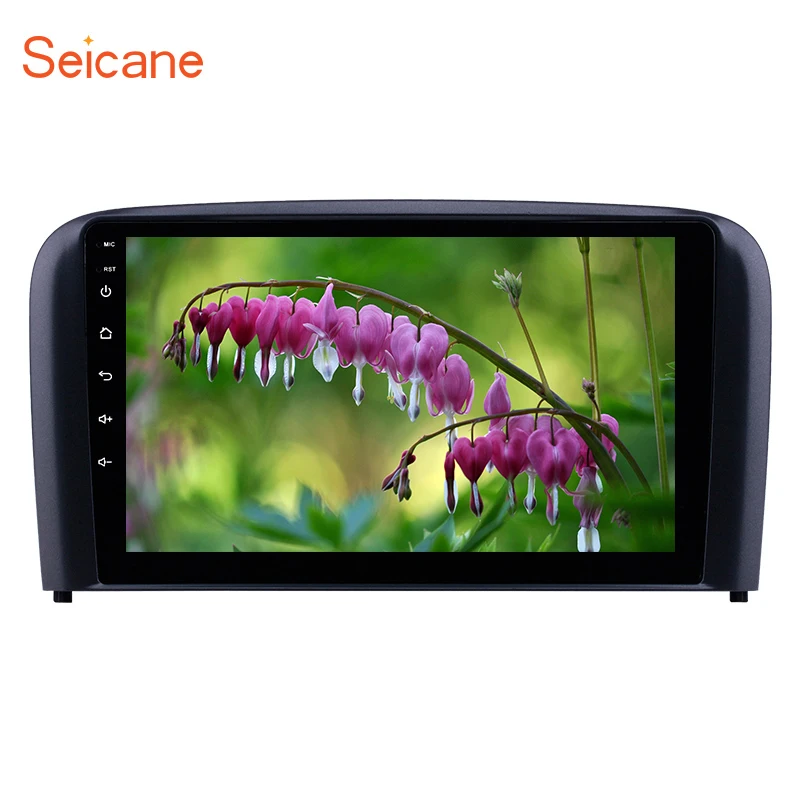 Seicane автомобильный Android 8 1 Navi 2Din HD стерео gps для Volvo S80 2004 2005 2006 блок плеер Поддержка