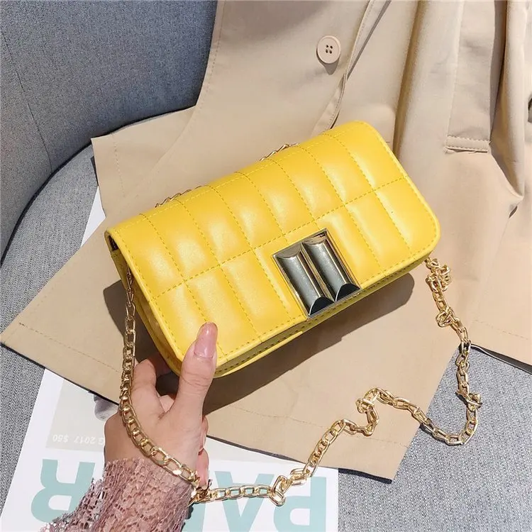 

Autumn And Winter WOMEN'S Bag Main Push-MORI Series 2019 Korean-style Hipster Shoulder Chain Square Sling Bag Rhombus Crossbody