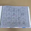 Water writing cloth Chinese Calligraphy Copybook Style Regular Script Handwriting Brushes Book Water Writing Coth Set 6