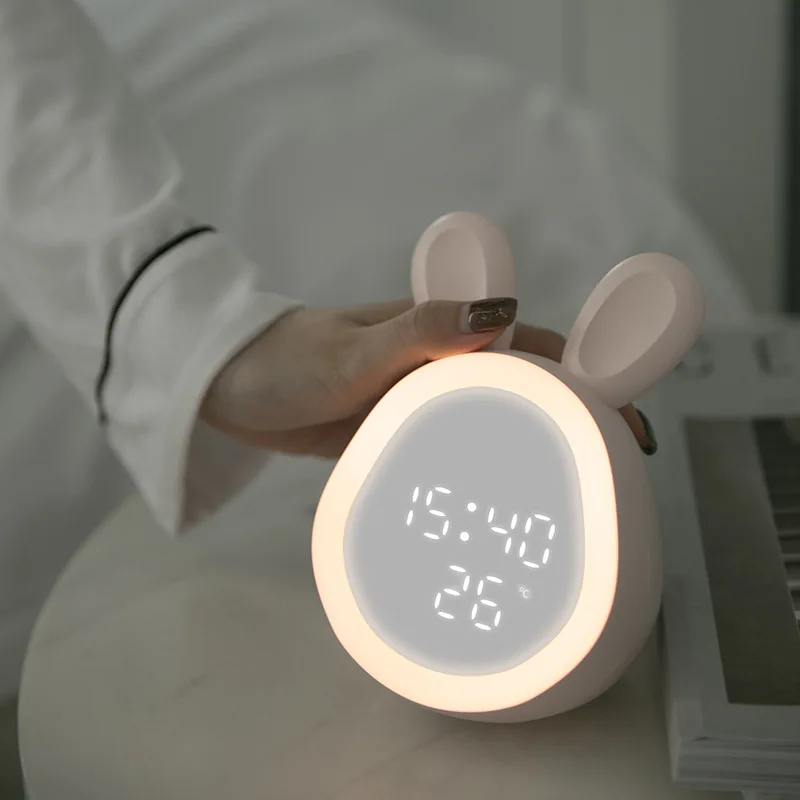 

Smart Alarm Clock Creative Cool Lazy Young STUDENT'S for Chargeable Children Cute Cartoon Ultra Large Voice Alarm Women's