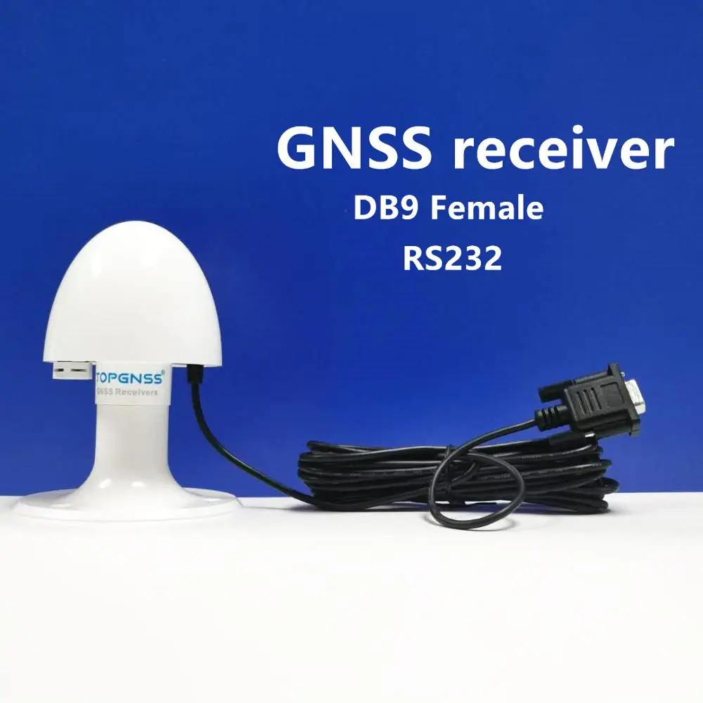 Высокоточный 0 5 м TOP103 DB9 гнездовой 12 24 В 4800 GNSS приемник RS232 уровень NMEA0183 GPS GLONASS GALILEO
