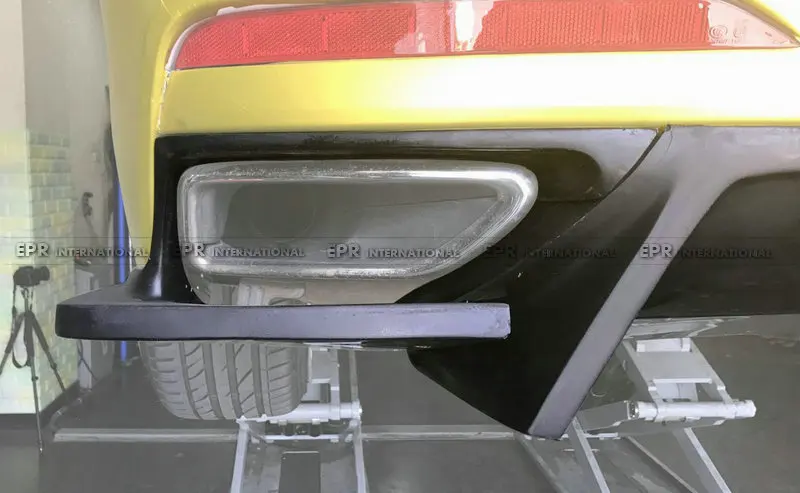 Отделка углеродного диффузора для Genesis Sedan DH G80 K Стиль углеродного волокна задний диффузор(3 шт.) Комплект кузова тюнинг для Genesis Racing