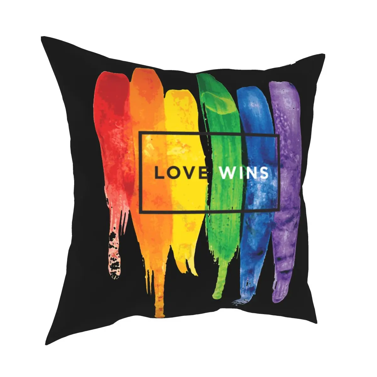 

LGBT Rainbow Pillowcase Home Decorative Gay Pride Lesbian Parade Bisexual Gaypride Cushion Cover Throw Pillow for Sofa