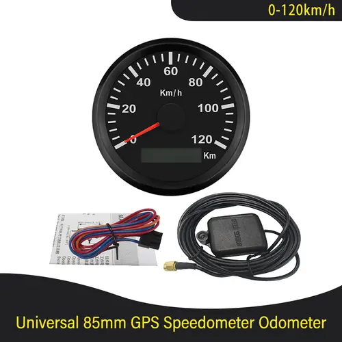 ELING New 85mm GPS Speedometer 120km/h 200km/h Speed Gauge Odometer UTV Motorcycle Marine Boat Buggy 12V/24V With Red Backlit - Image 10