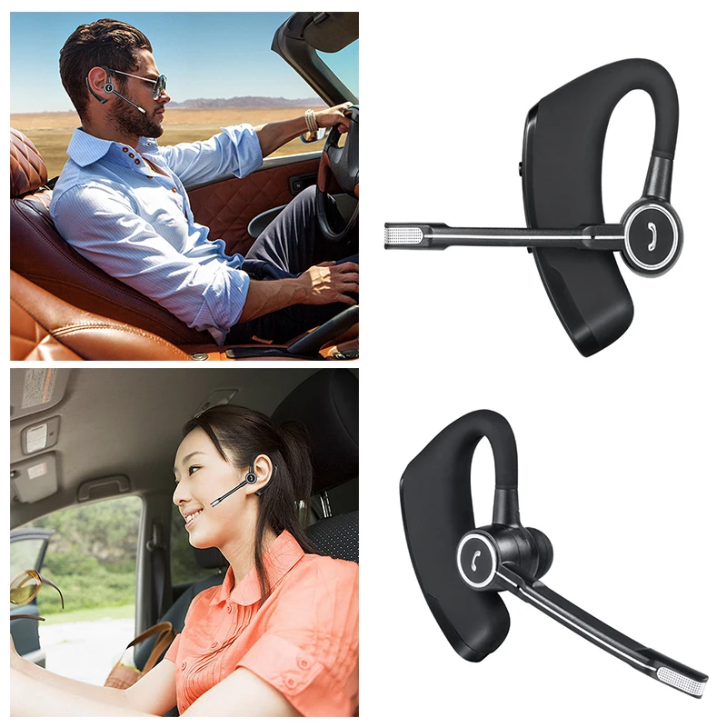 Mr высокое качество V8S бизнес Bluetooth гарнитура Беспроводные наушники с микрофоном для iPhone Bluetooth V4.1 телефон громкой связи Android Sams