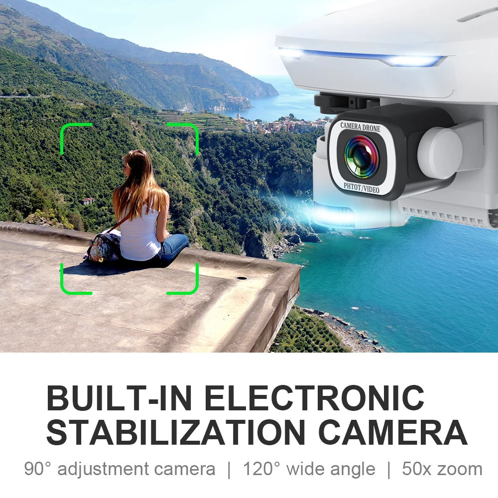 Professional GPS drone camera 4K 5G WIFI FPV RC Quadcopter 1200M distance 16MP video drone quadrocopter VS SG907, SG906 pro, X11