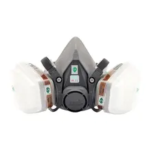 Химическая черная противогаз с регулируемым ремешком, аварийная безопасность для выживания, респираторная противогаз против пыли, респиратор, маска