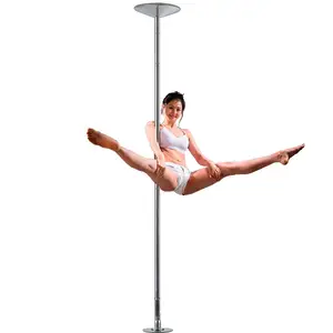 Portable 45mm Removable Stripper Pole Bar Home Spin Dance Training Pole  Fitness Dancing Sport Exercise D-Pole Kit Easy Install