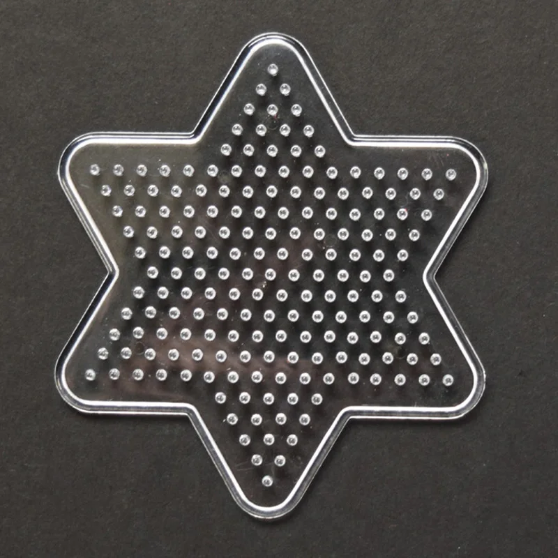 5 шт 5 мм Хама бусины прозрачные Pegboards наборы, с подарком 5 гладильная бумага, 1 шаблон работает с шариками Хама