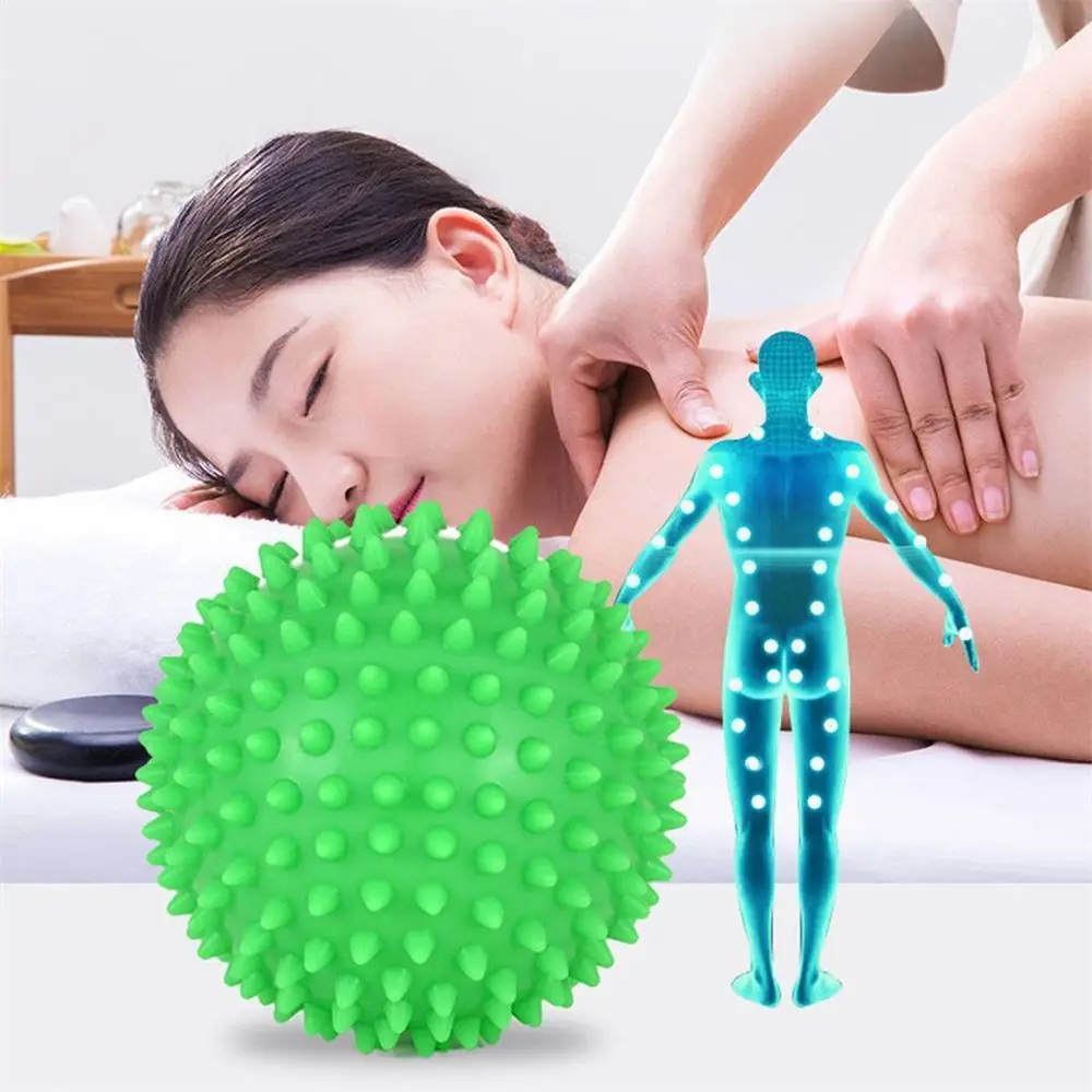 Spiky Massage Ball Exercise Balls for Deep Tissue Physical Therapy Myofascial Release &amp Relax Muscles | Спорт и развлечения