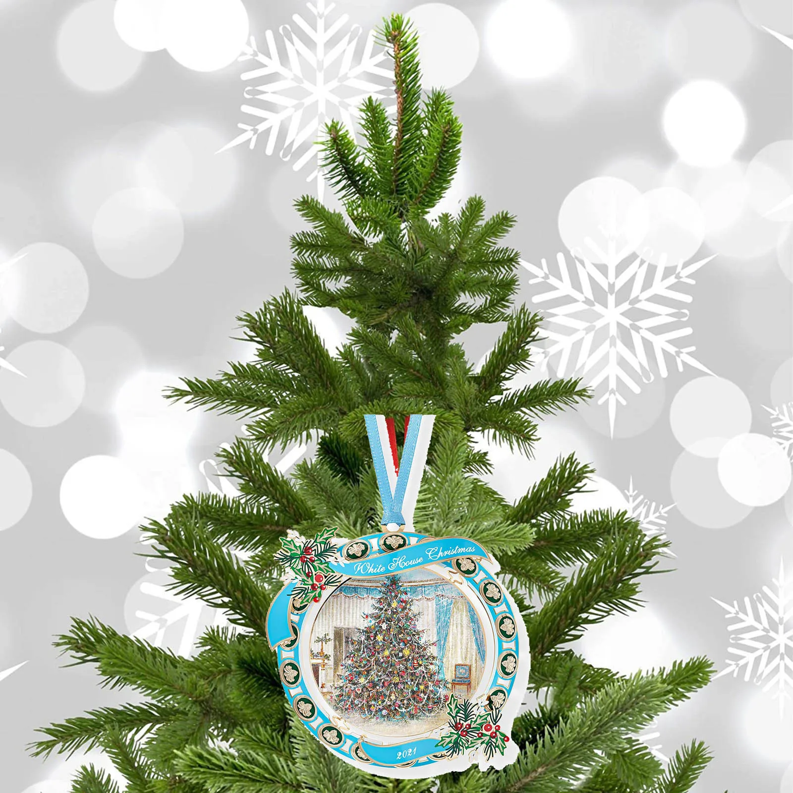 White House Christmas 2022 Yipy I Ll P 2022 New Year Gifts White House Official Christmas Tree Pendant Pendant  Christmas Noel Christmas Decoration Home Natal Navidad - Aliexpress Home &  Garden