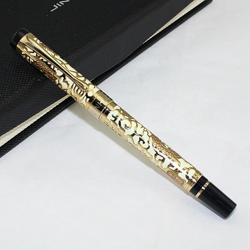 JINHAO 5000 Роскошная Ручка-роллер с драконом, бизнес офисные принадлежности, новинка, фирменные Канцтовары, красивая металлическая ручка с подписью, подарок