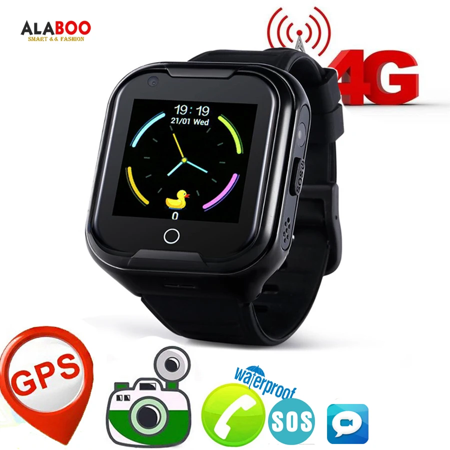 

IP67 Waterproof Smart 4G Remote Camera GPS WI-FI Kids Student Wristwatch SOS Video Call Monitor Tracker Location Android Watch