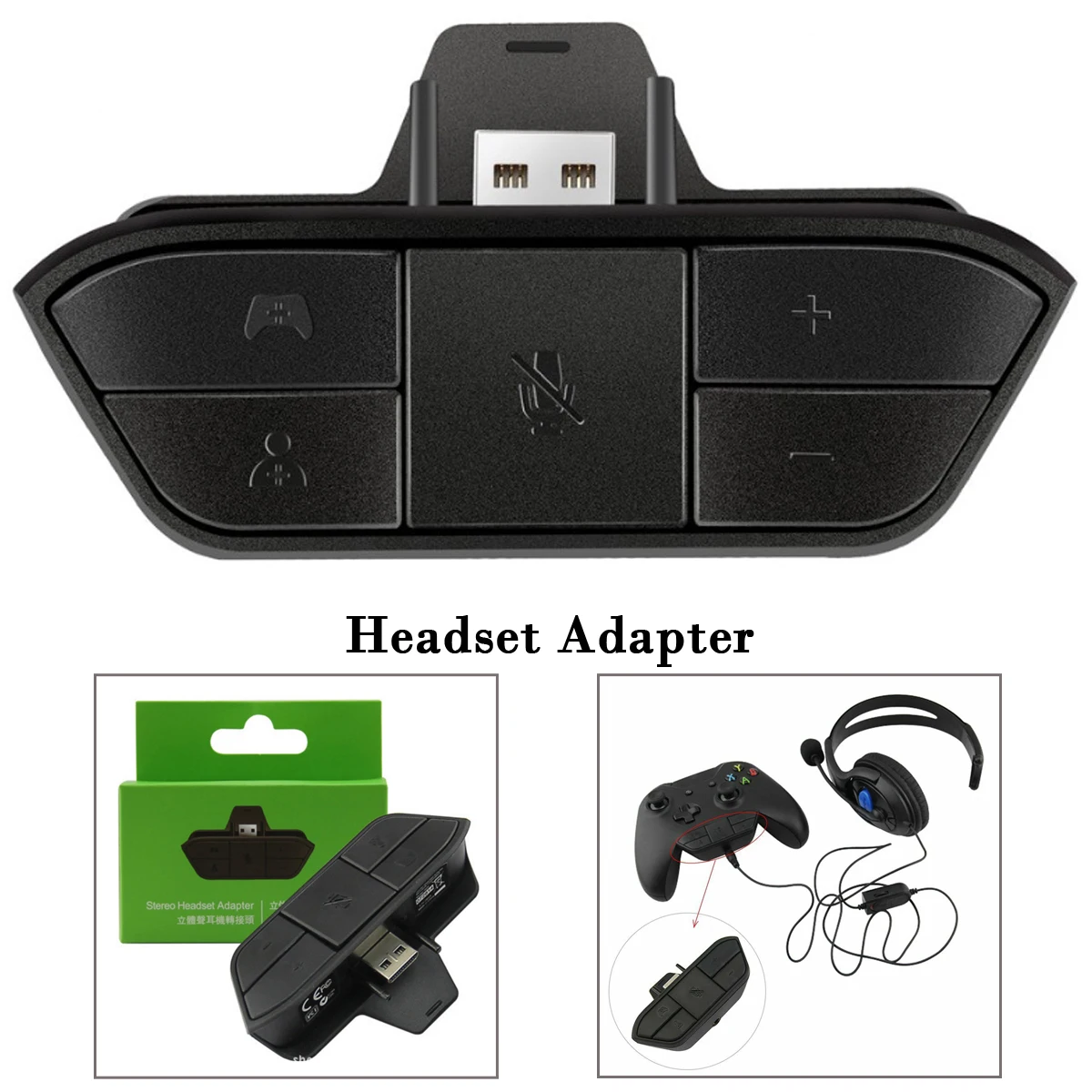 Angreb Svag mental New Stereo Headset Adapter Sound Converter for Xbox One Wireless Game  Controller|Wireless Adapter| - AliExpress