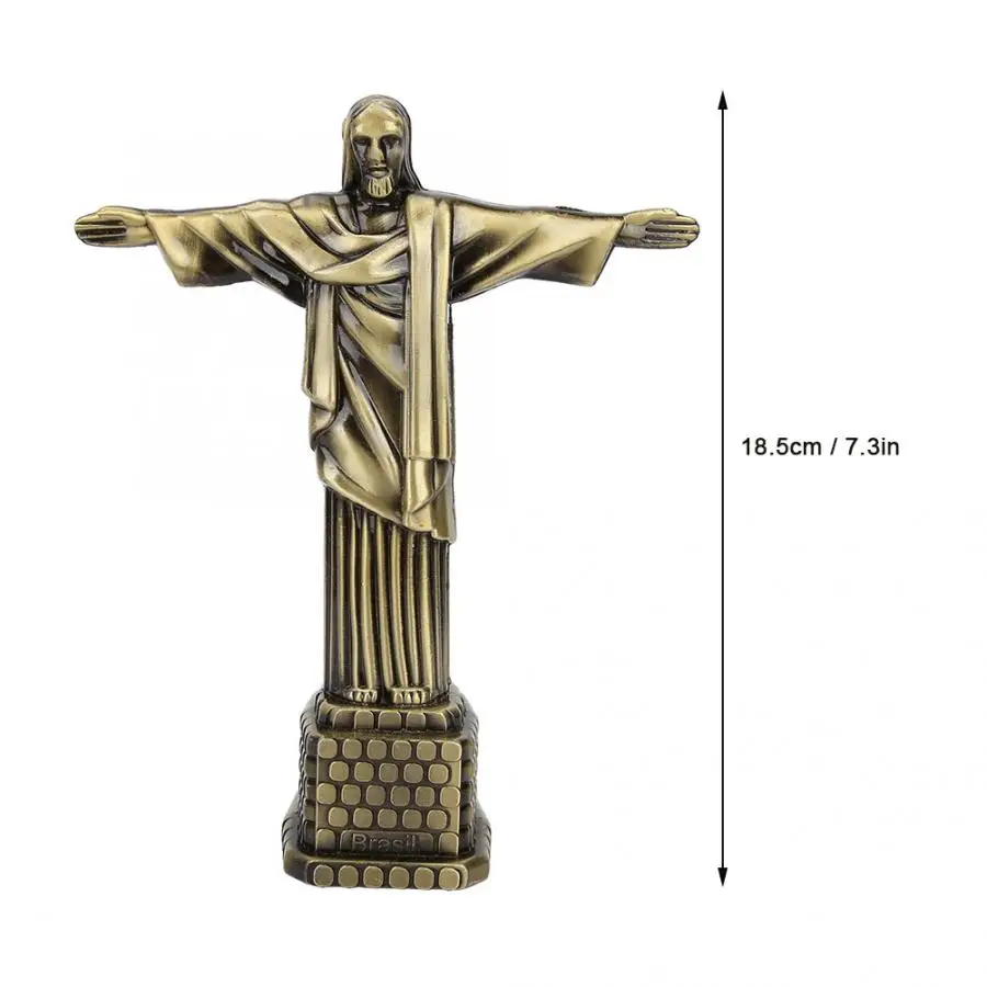 Статуэтка антикварная статуя бразильского Христос модель туристические сувениры мировые ориентиры Настольный Декор украшение дома аксессуары