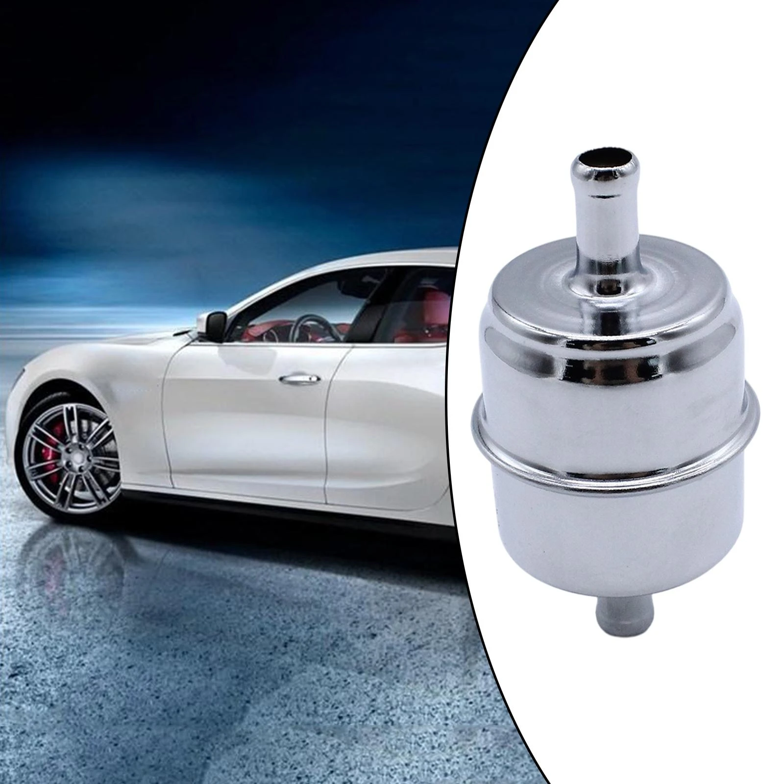 Car & Truck Filters Car & Truck Parts Chrome Canister Style InLine Fuel
