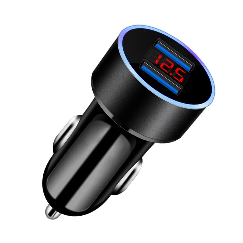 3.1A двойной USB Автомобильное зарядное устройство светодиодный дисплей для Mitsubishi GT