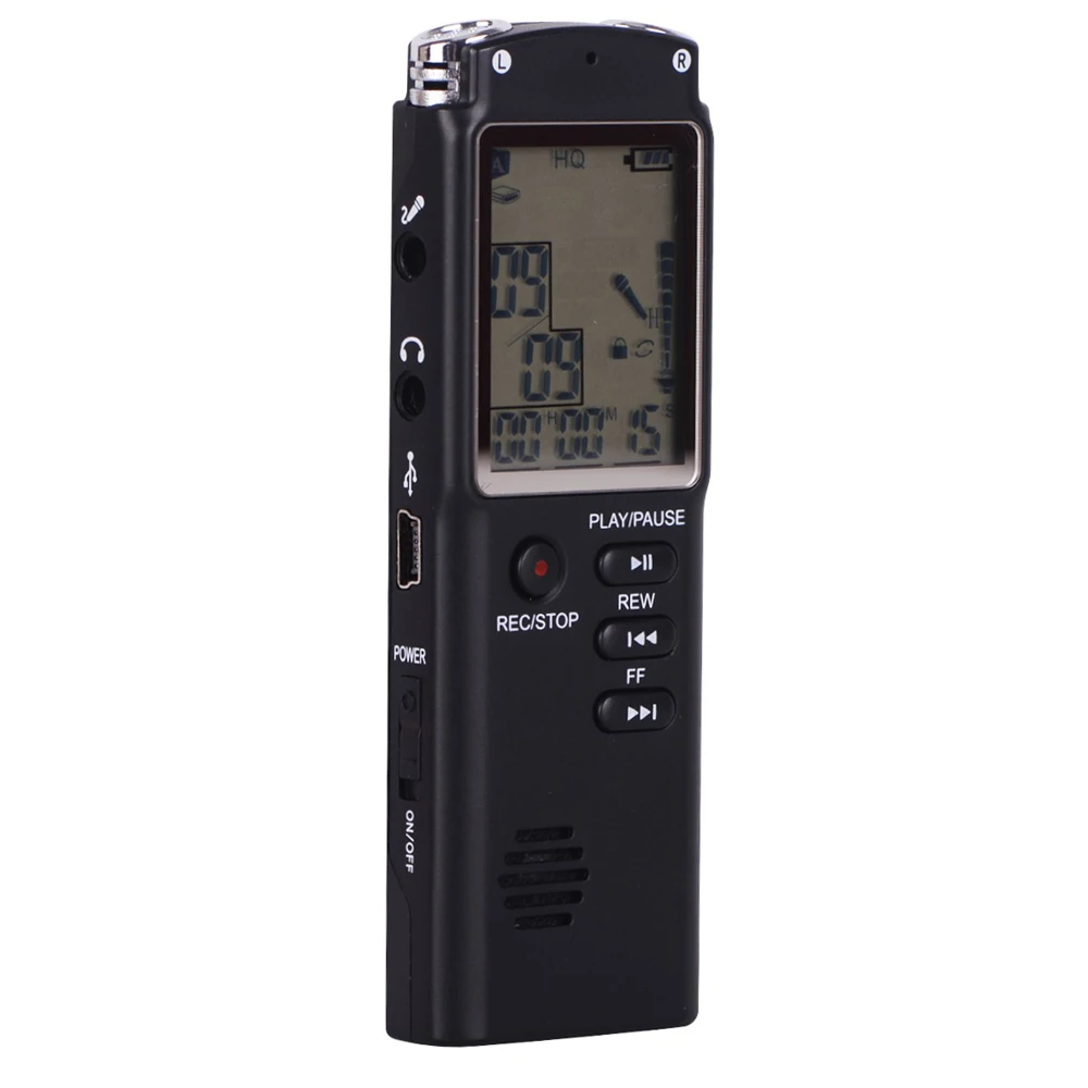  8GB/16GB/32GB Rechargeable Voice Recorder USB Professional Dictaphone Digital Audio Voice Recorder 