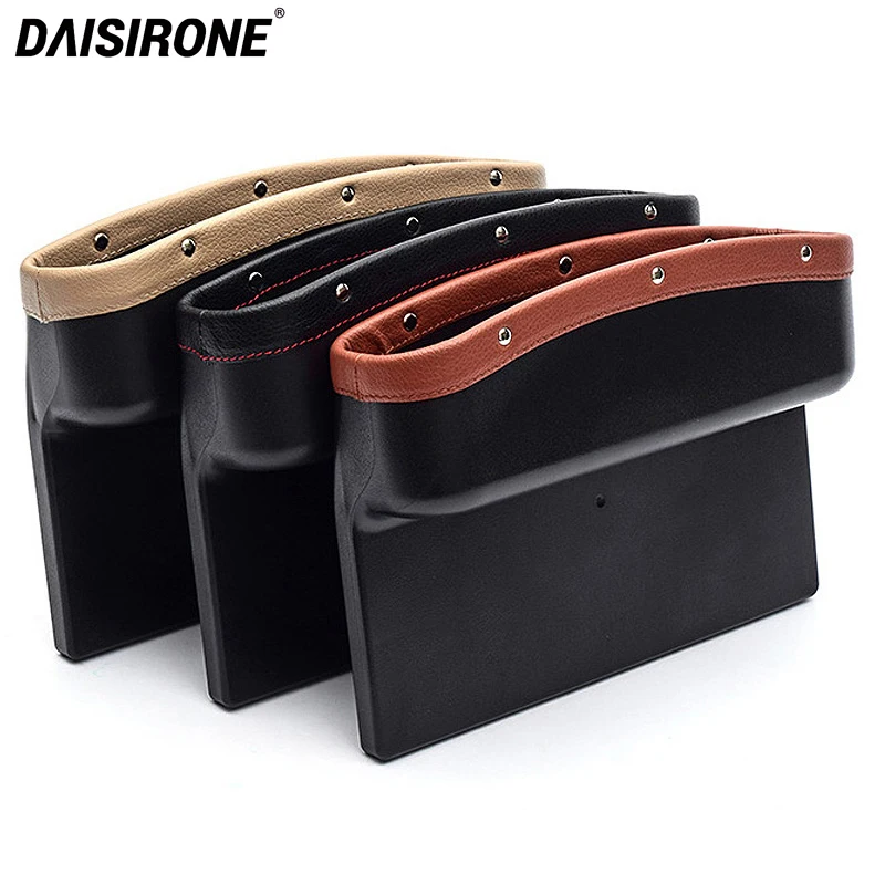 

Car Seat Gap Pockets Storage Box Car Organizer Seat Console Universal Automobile Seat Crevice Side Pocket Tidying