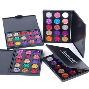 

Pressed Matte Glitter Shimmer Palette Diamond Eye Shdow Palette Shimmer Smokey Eyes Brush Korean Cosmetic Set Makeup Palette