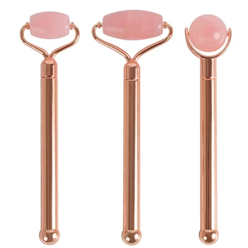 

Natural powder crystal jade container massage roller ball massage V face jade push face eye tension massage machine