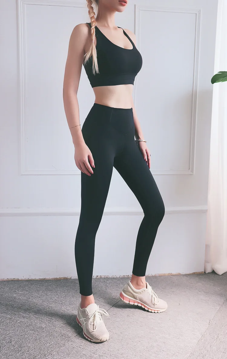 Леггинсы с высокой талией женские бесшовные Леггинсы Супер Мягкие штаны для йоги и фитнеса Спортивная одежда для женщин спортивные Леггинсы для спортзала