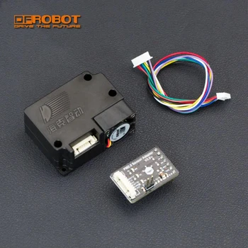 

DFRoBot High Precision PM2.5 digital universal particle density Sensor Laser dust Air Quality Detection Module V2.0 for arduino