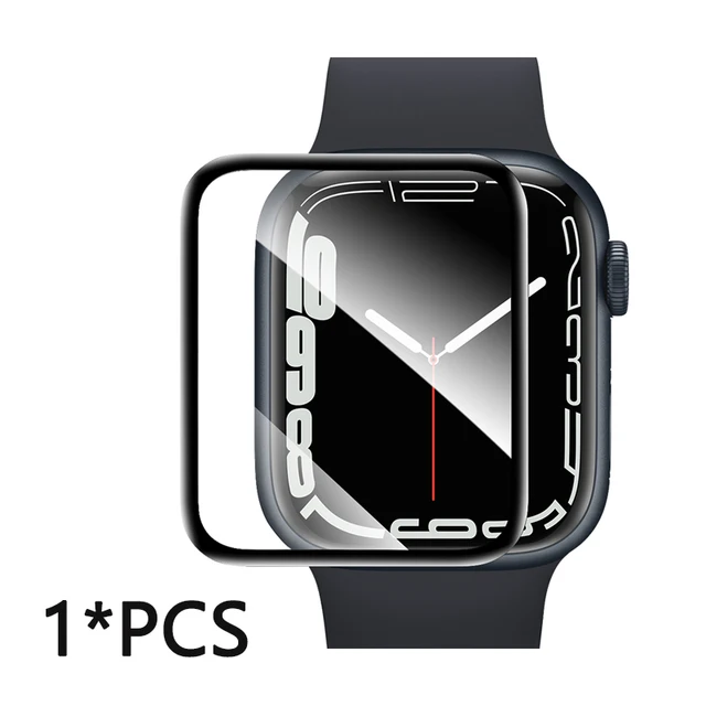 Screen Protector For Apple Watch 45mm 41mm 44mm 42mm 40mm 38mm iwatch 6 SE 5 3 Soft Film watch accessories apple watch series 7 1PCS