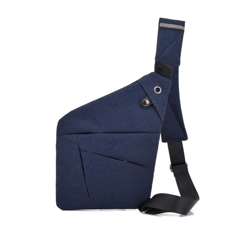 Многофункциональная тактическая сумка для хранения оружия, Мужская нагрудная сумка, спортивный карман, потайная кобура, пистолет, Наплечная кобура - Цвет: Blue