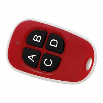

Color Four Button Wireless Copy Control 433Mhz Fixed Frequency Remote Cloner Remote Control System 1 Pcs
