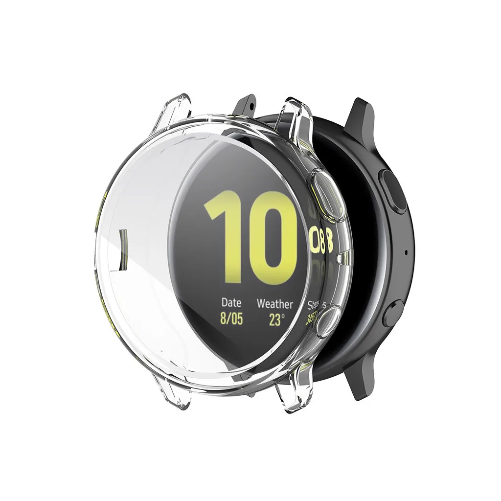 

Ultra-Thin Clear TPU Protective Casefor Samsung Active 2 44MM Soft Protector Cover Shell Full Protection Frame