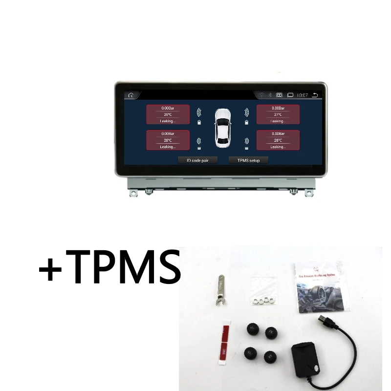 Автомобильный gps радио для Mercedes Benz MB C Class W204 C200 C230 C350 2007 2008 2009 2010 2011 2012 2013 CarPlay давления воздуха в шинах навигации - Цвет: Add TPMS