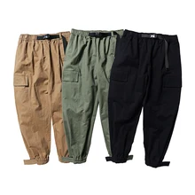 Hp хаки Черный Армейский зеленый комбинезон уличный мужской женский hp свободные луч брюки hp хлопок мульти-карманные брюки