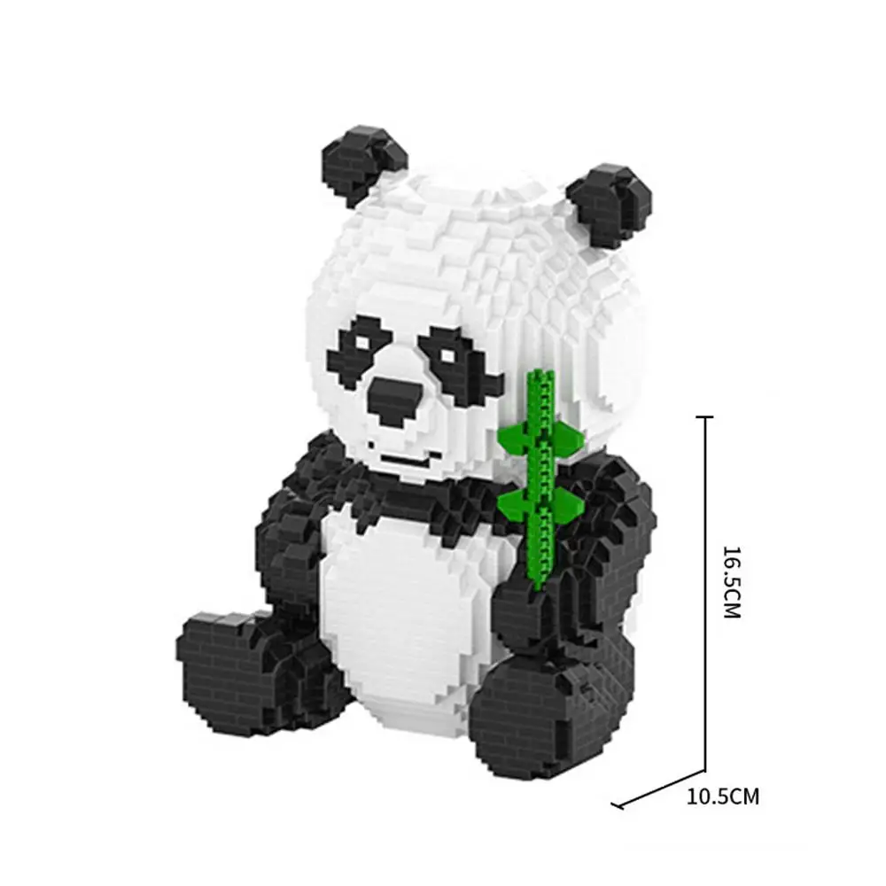 

hot LegoINGlys creators classic animal China panda model mini Micro Diamond Building Blocks nano bricks toys for children gifts