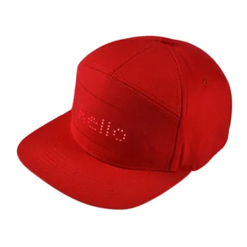 

LED Smart Cap Mobile Phone APP Controlled Display Screen Caps Party Club Baseball Sports Hat AHPU