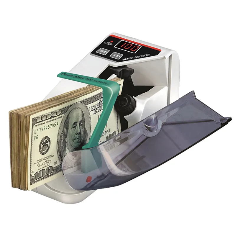 

Money Currency Counting Machine Portable Mini Cash Money Count Detector Home Office Electronics for Most Currency Note Bill Cash