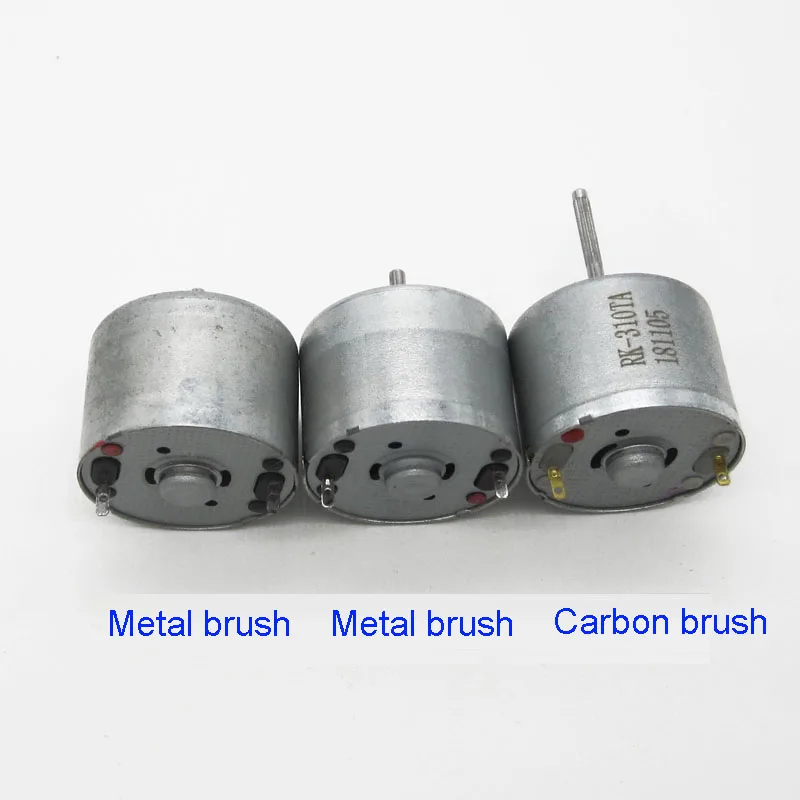 RF310 micro DC motor 1.5V-6V solar motor 3V silent fan charging treasure technology small production