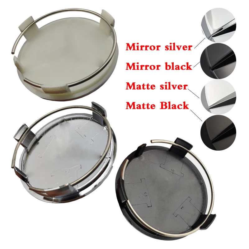 4pcs 75mm Glossy Black Silver Car Styling Wheel Center Cap Hub Covers Badge For Mercedes Benz Accessories A1714000025 | Автомобили и