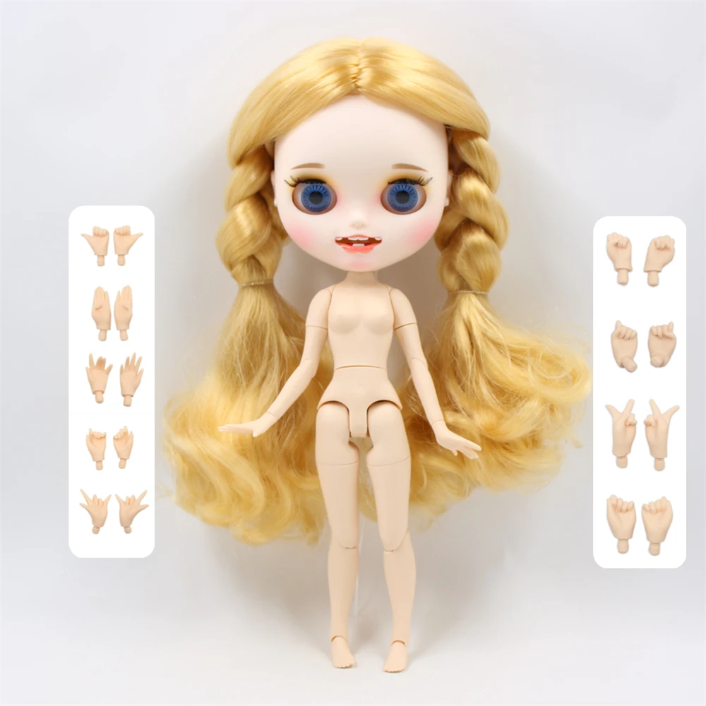 Fortune Days 1/6 bjd кукла шарнирное тело белая кожа Новое матовое лицо smail лицо мягкие вьющиеся волосы с бровями блеск для губ SD Подарочная игрушка - Цвет: like a picture