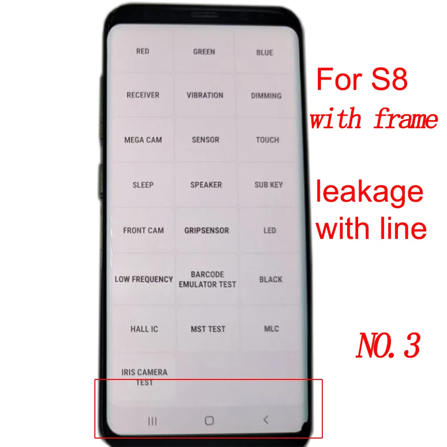 

JPFix 5.8" Super AMOLED LCD Defective LCD Display For Samsung Galaxy S8 G950F Touch Screen Assembly Digitizer Repalacement Parts