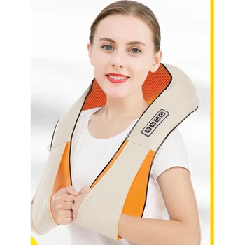 

Charging kneading massage shawl multifunctional car home massage hot compress cervical massager