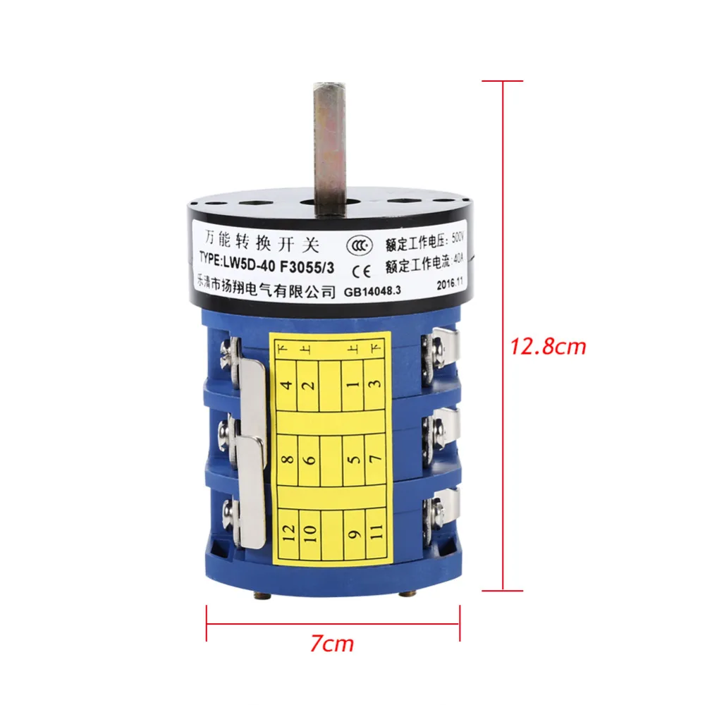 220 V/380 V 40A шиномонтажный станок мотор Передний Задний переключатель для тяжелых условий эксплуатации