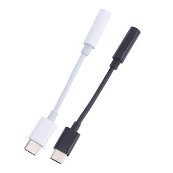 

2 Pcs USB C to 3.5mm Headphone Jack Adapter, Type C Male to 3.5mm Female AUX Jack Stereo Earphone Converter Practical