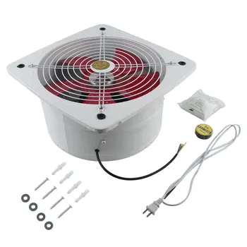 

Industrial Ventilation Extractor Metal Axial Exhaust Commercial Air Blower Fan Low Noise Stable Running Metal Body and Blades