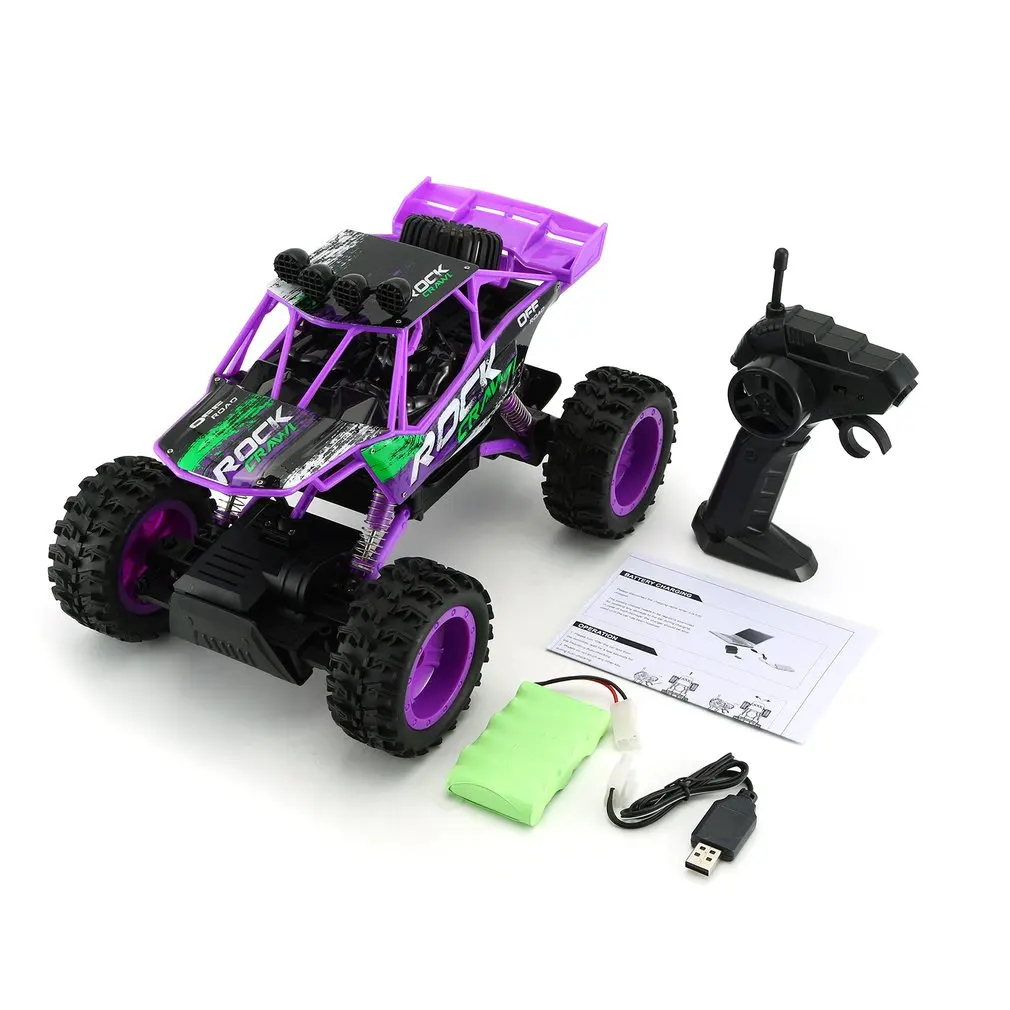RC гоночный автомобиль 1/12 9120 4WD 2,4G трюк Дрифт альпинистский автомобиль RC внедорожные автомобильные машинки на р/у Дрифт внедорожный Дрифт автомобиль - Цвет: Фиолетовый