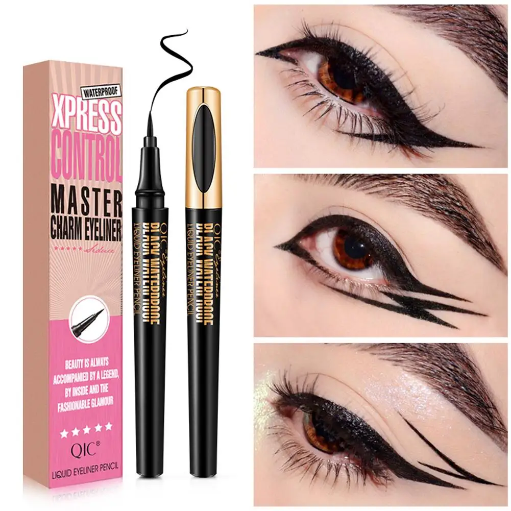 

QIC 4D Waterproof Liquid Eyeliner Pencil Fast Dry Lasting Non Smudge Eye Makeup
