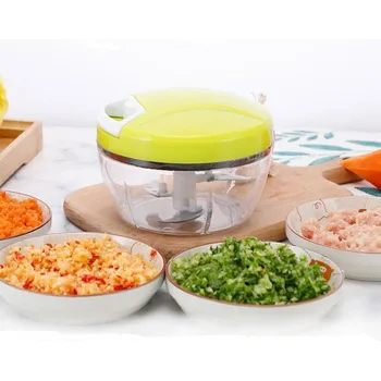 

Multifunction Household Manual Vegetable Garlic Minced Meat Chopper Hand Pull Spiral Food Slicer Onion Processor Silcer Shredder